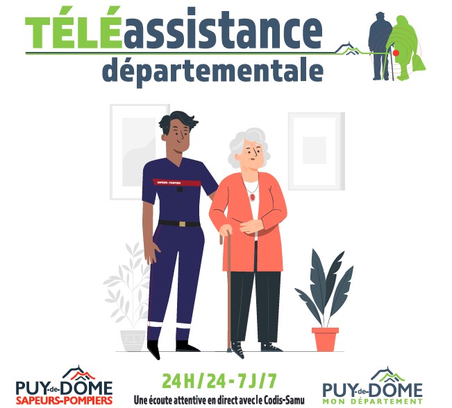 Visuel Téléassistance départementale