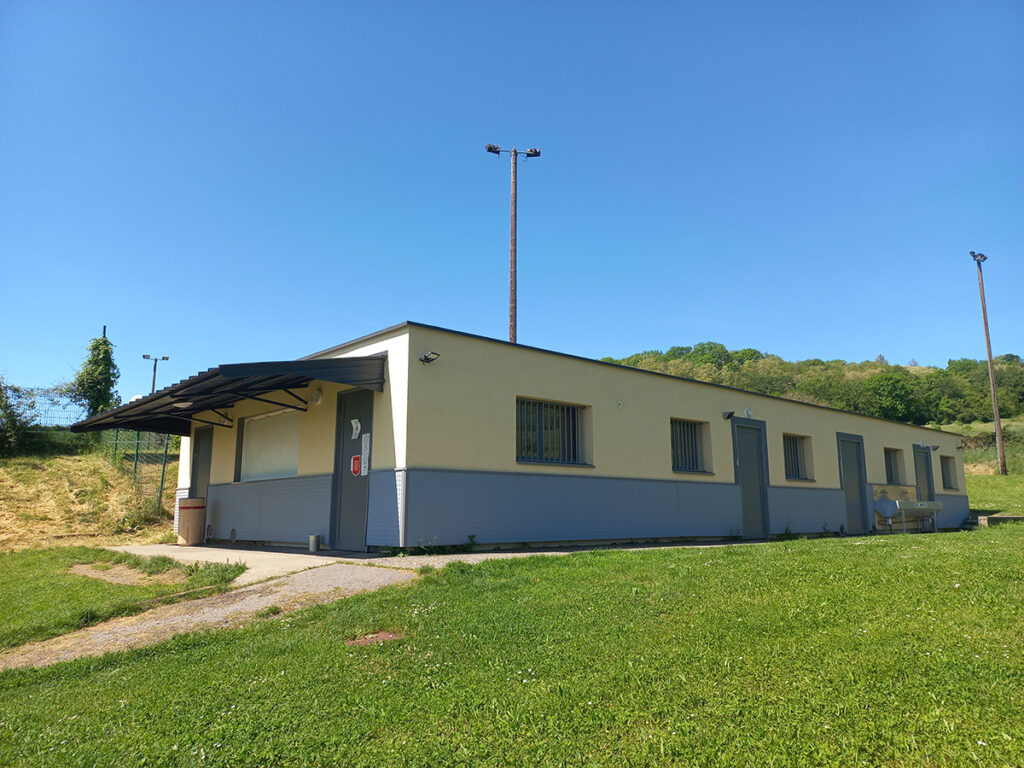 Vestiaires du foot au stade